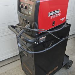 Lincoln Welder 140 And Cart