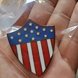 Marvel Corps Year Of The Shield Captain America Shield Pin