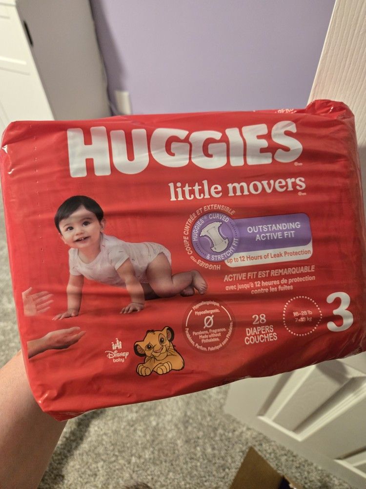 Huggies Size 3 Diapers