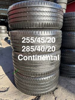 255/45/20 (2) | 285/40/20 (2) Continental EcoContact 6Q MO