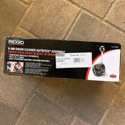 Autofeed Accessory Add On/Replacement for K-400 Drain Cleaning Snake Auger Machine, Automatically Feeds Cable In/Out 