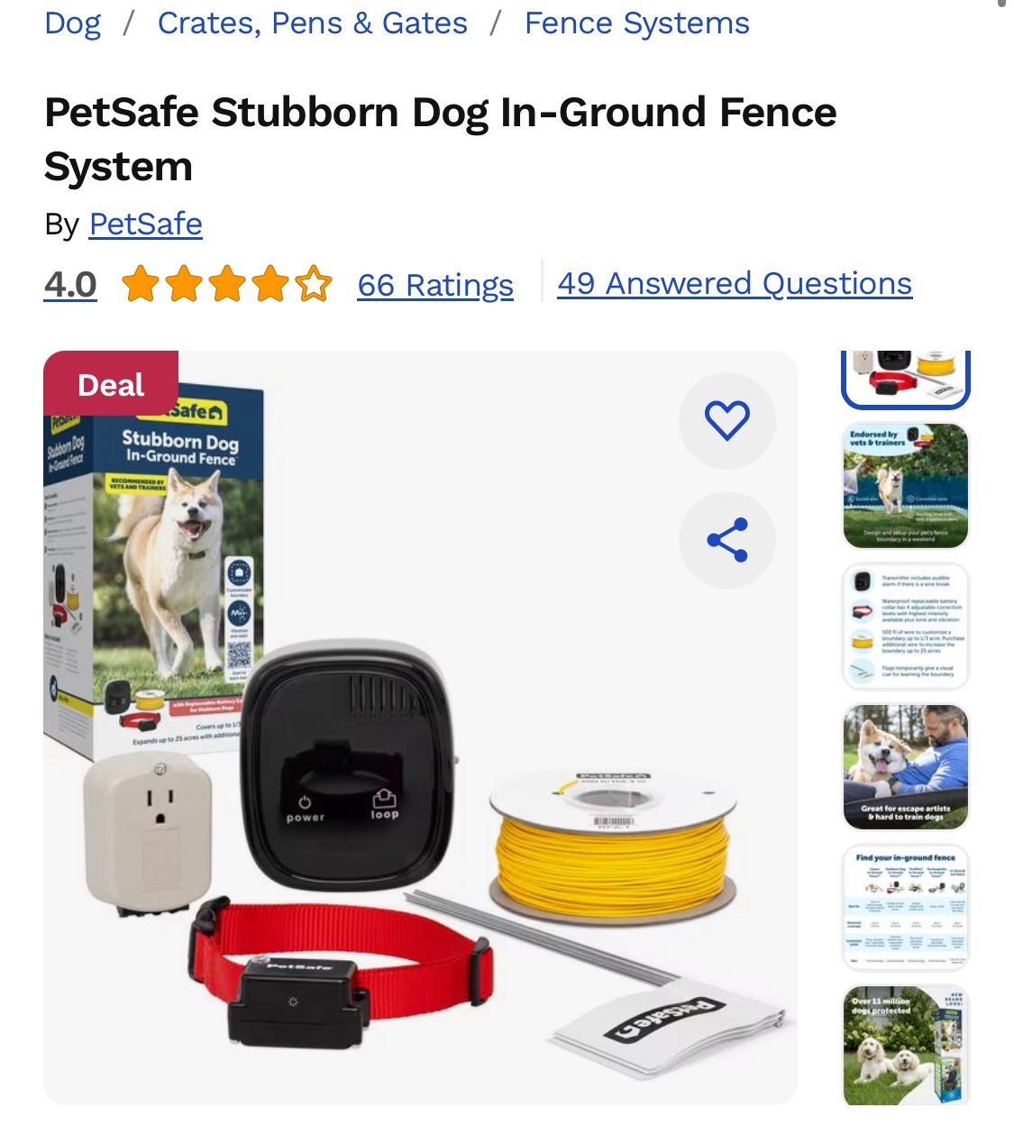 Petsafe New Stubborn Dog Inground Fence System