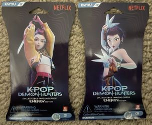 KAYOU KPop Demon Hunters ENERGY EDITION Trading Cards Sleeved Booster IN HAND