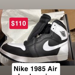 Nike Retros Air High Tops Black And White 