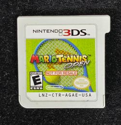 Mario Tennis Open (Nintendo 3DS, 2012) - Not For Resale - Authentic