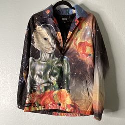 RIPNDIP Men’s Graphic Galactica Coach Jacket Size S 