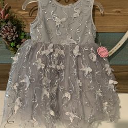 New 24 month old gray dress
