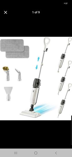 Steam Mop Floor Cleaner with Handheld Steamer Hardwood Tile Multi-Surface 260°F