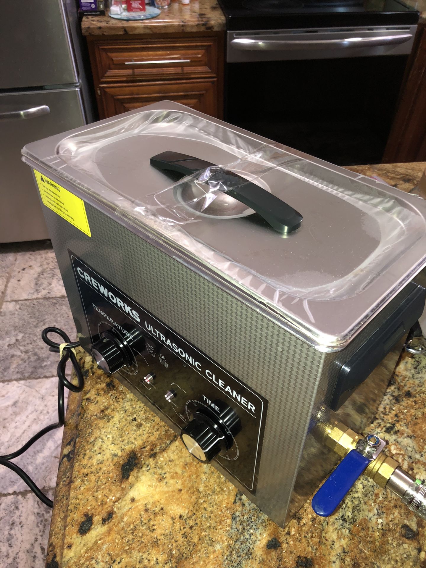 CREWORKS Ultrasonic Cleaner with Degas Gentle Modes for Gun Parts Cleaning