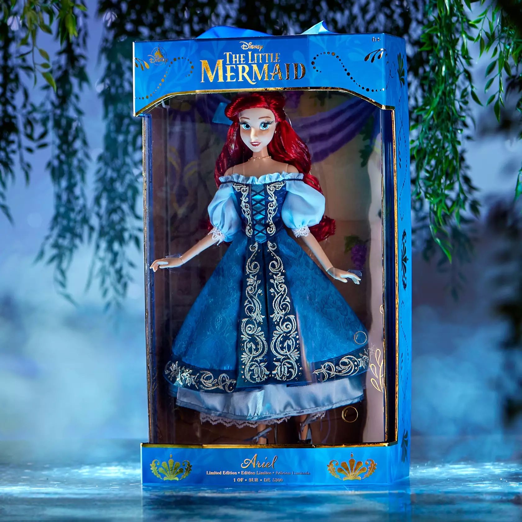 Disney Store Ariel Limited Edition Doll 35th Anniversary The
