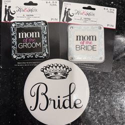 Wedding/ Reception Pins