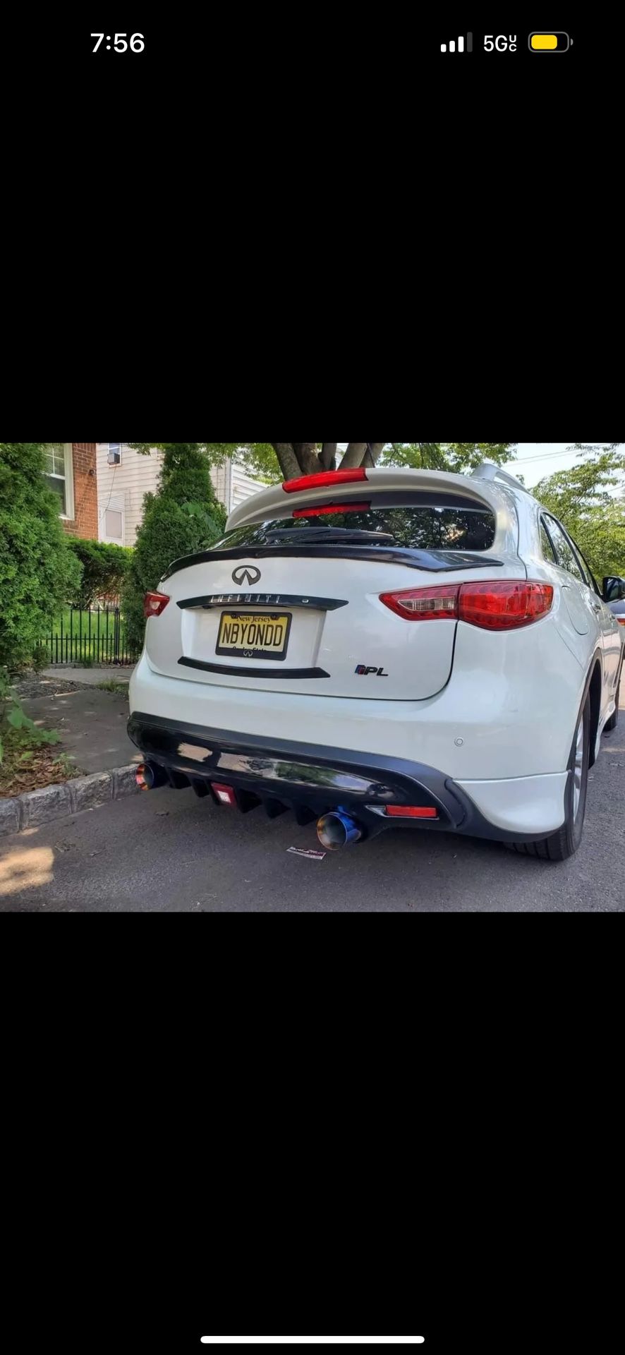 New Rear Difuser infiniti fx35 fx37 fx50 Qx70 09-012
