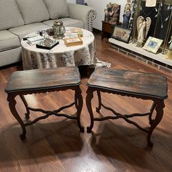 Pair Of Antique End Tables