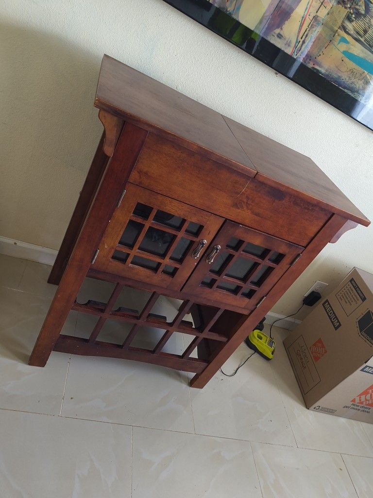 Liquor Cabinet NICE! ANTIQUE