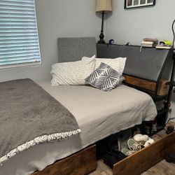 Metal Platform Bed - Full