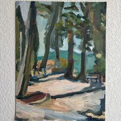 Forest Landscape Oil Painting