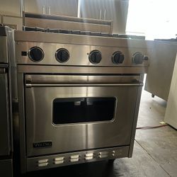Viking 30”Wide All Gas Range Stove In Stainless Steel 