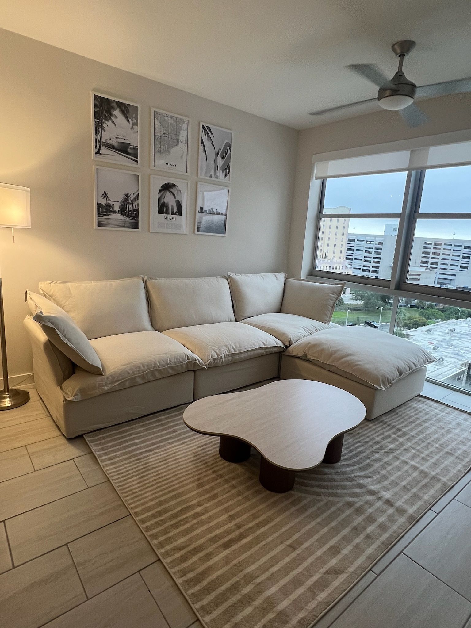 Beige Cloud Sectional (NEW IN BOX)
