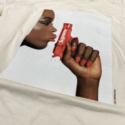 Supreme water pistol tee Sz L