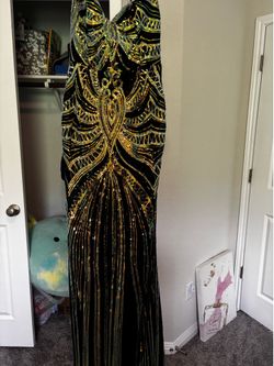Long sequin formal dress