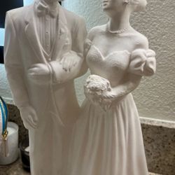 🔶🔺 Romatic couple STATUES/ white /  Wedding decor