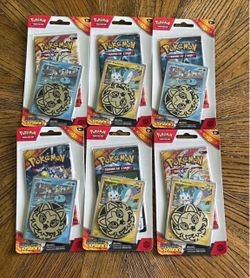 6 Pokémon surging sparks single pack blisters