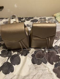 Gold Backpack for women