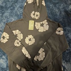 Black Denim Hoodie 
