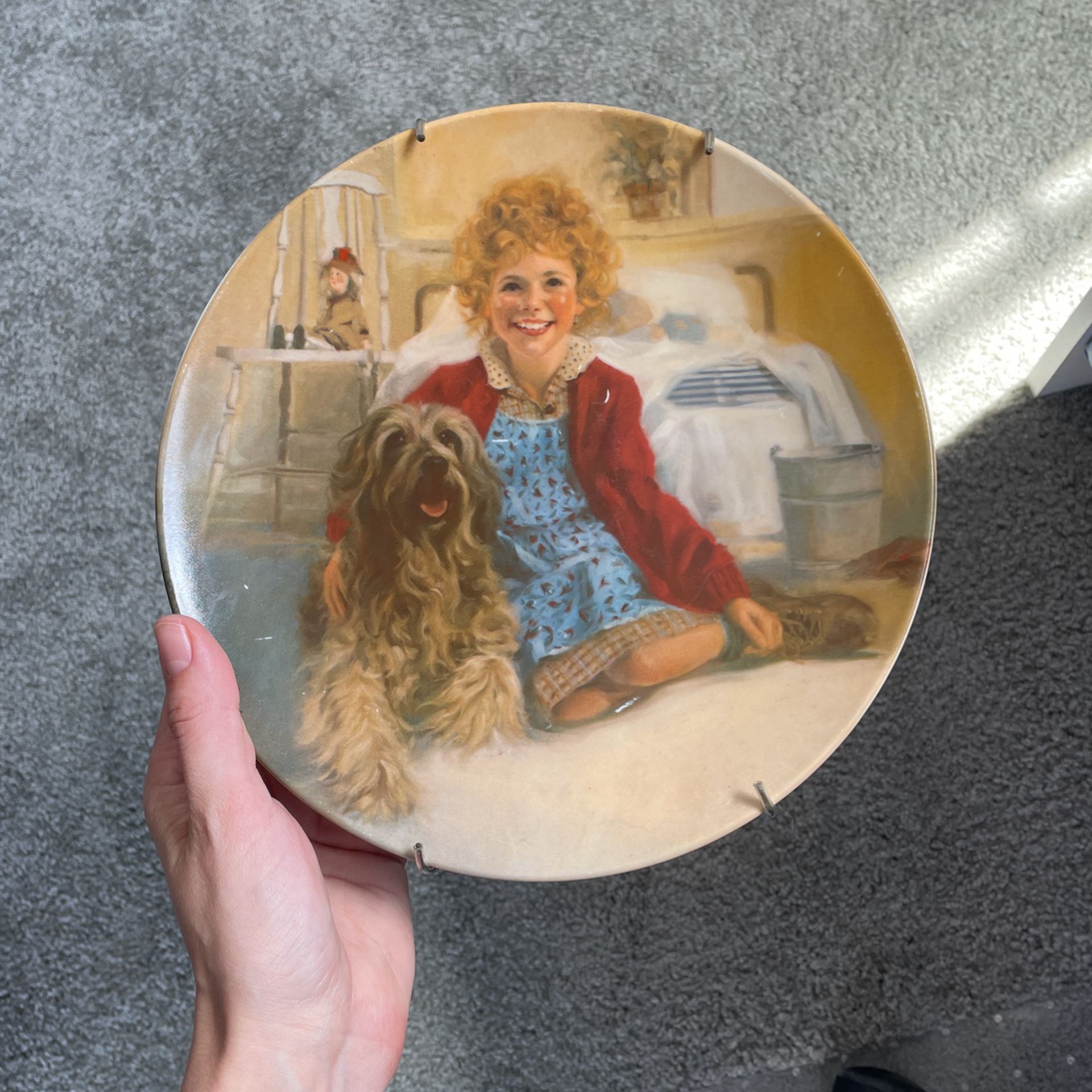 Framed Annie Plate