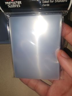 Card sleeves $2 per pack 100 sleeves per pack