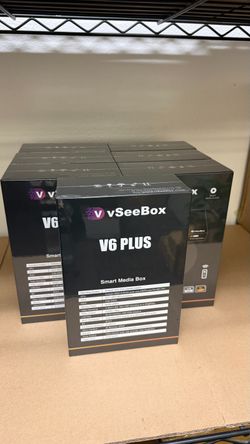 vSeeBox V6 Plus Ultimate WiFi Entertainment Player 4K WiFi Bloomington | Wholesale Available | WiFi Ready | New | Streaming Device