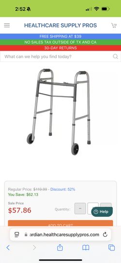 Easy Care Folding Walker ($25)