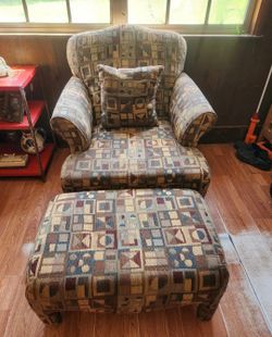 Chair And footstool