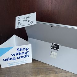 Microsoft Surface Pro 6 Tablet - 20% OFF WINDOWS LAPTOPS /PAYMENTS AVAILABLE ONLY $25 DOWN 
