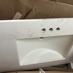37" Bathroom Countertop