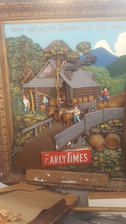 Early Times 3D Distillery Art for your Man Cave.
