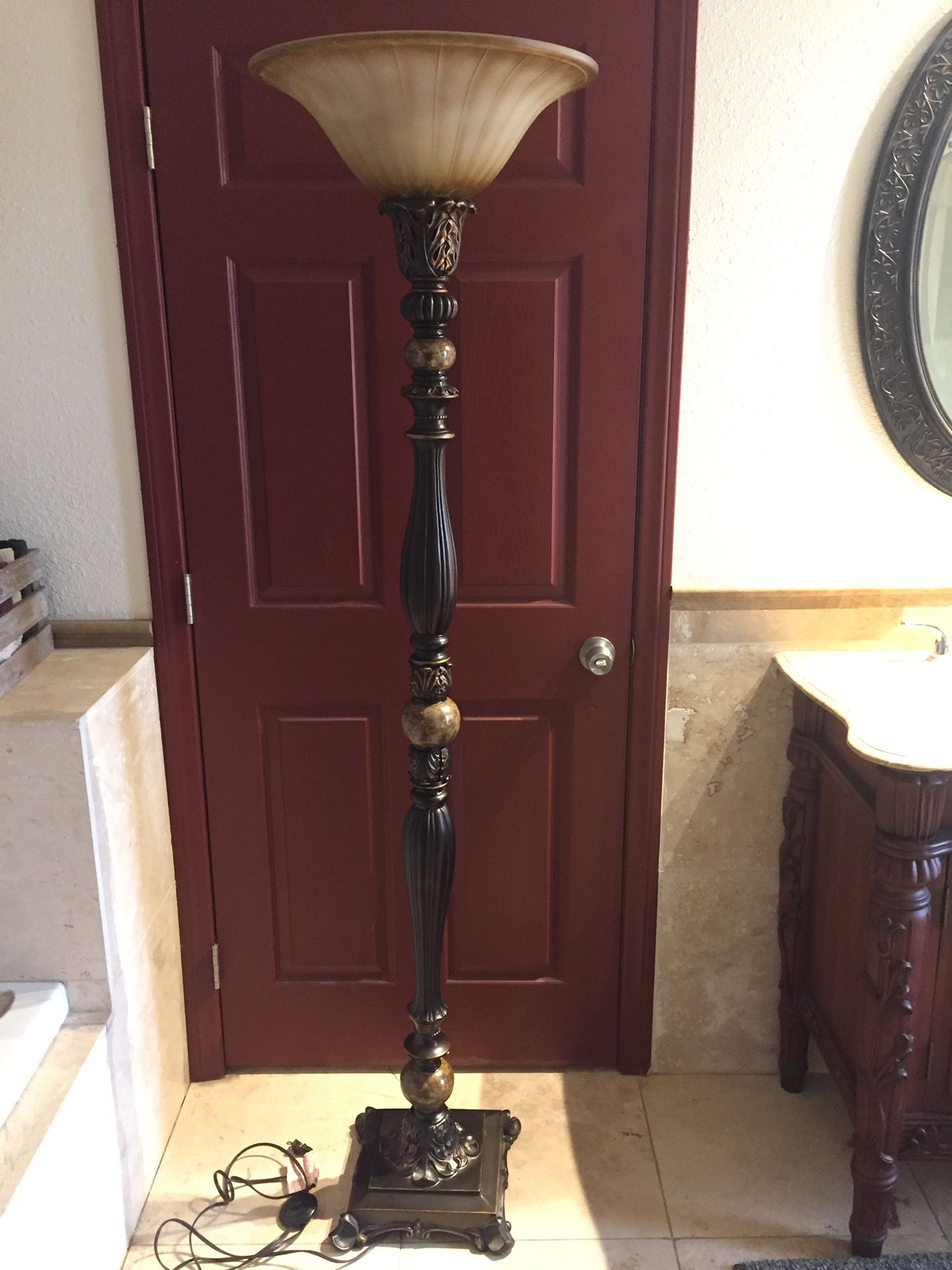 Floor Lamp (71” tall) $40