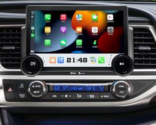 Wireless Carplay Android Auto Upgrade 4+64G 11.8" 2K Touch Screen for Toyota Highlander 2014-2019 
