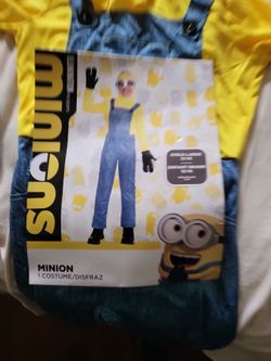 Minion Halloween costume child large12-14