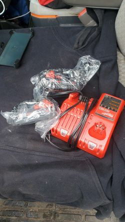 Milwaukee battery and chargers 