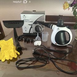 Pressurized Multi-Surface Handheld Steam Cleaner for Home with 12 pcs Accessories, Chemical-Free Multi-Purpose Steamer for Cleaning Car, Furniture, Fl