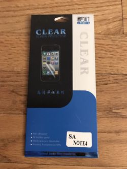 New Samsung Note 4 Screen Protector Kit Clear