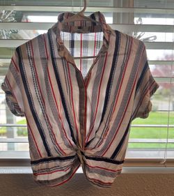Striped Button Shirt