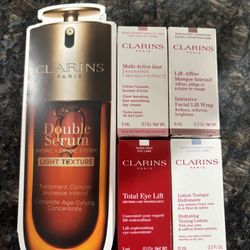 NEW CLARINS 5 PIECE SKINCARE SET $10!!