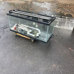 90-gallon aquarium (saltwater ready) $150