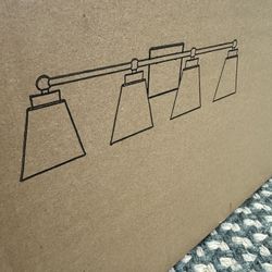 Four-light vanity fixture