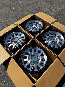 FINANCING AVAILABLE Method MR315 8x180 17” Wheels Machined with Gloss Black Rings +25 Offset