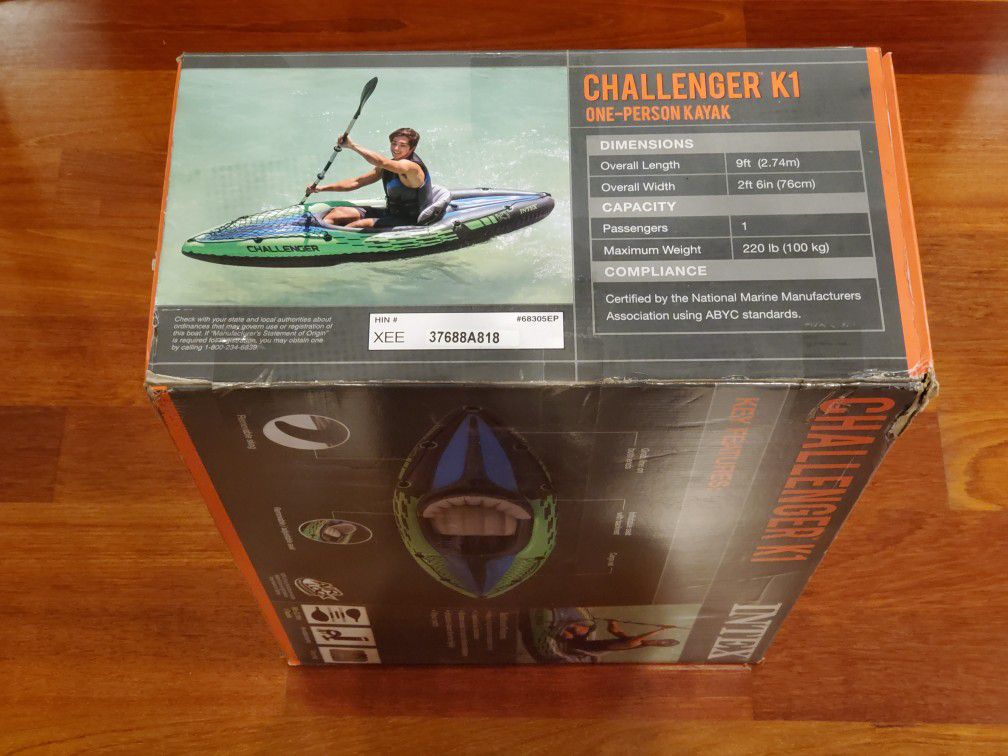 Inflatable kayak Intex Challenger K1