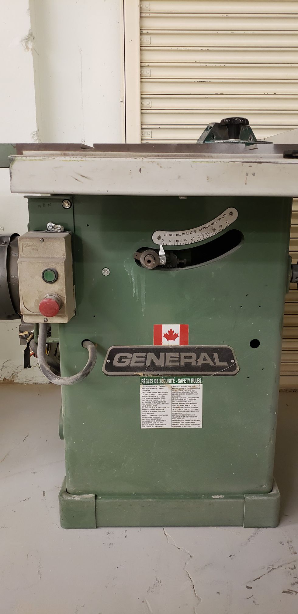 General table saw - $430