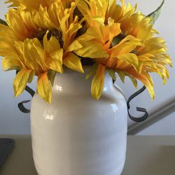 Sunflower Vase